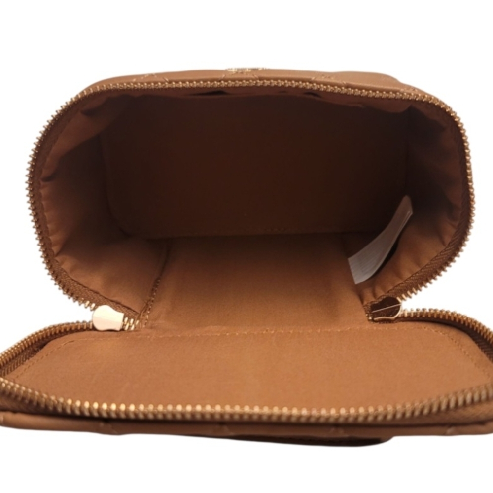 Valentino Orlandi Brown Quilted Crossbody Bag*free gift w/purchase* NWT - Picture 6 of 15